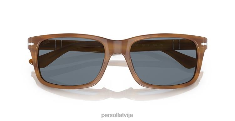 lv Persol po3048s saulesbrilles svītraini brūni 2JTZL126