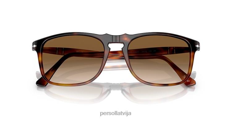 lv Persol po3059s saulesbrilles bruņurupucis tumši/gaiši brūns 2JTZL146