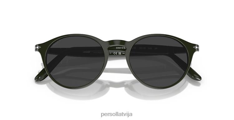 lv Persol po3092sm saulesbrilles tumši zaļa 2JTZL105