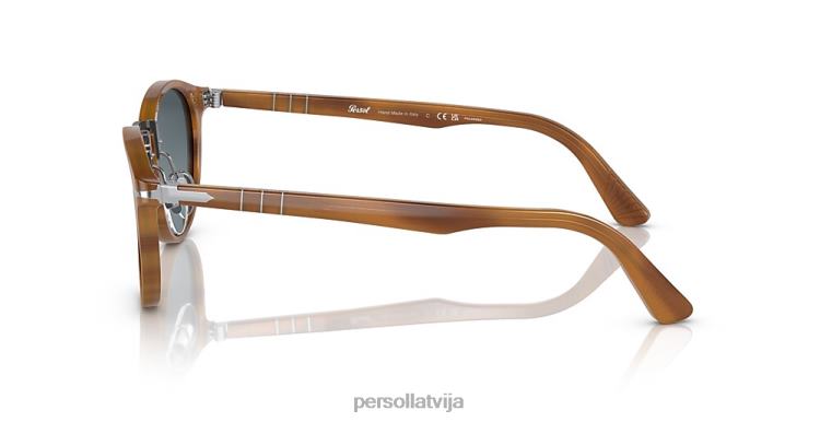 lv Persol po3108s saulesbrilles svītraini brūni 2JTZL32