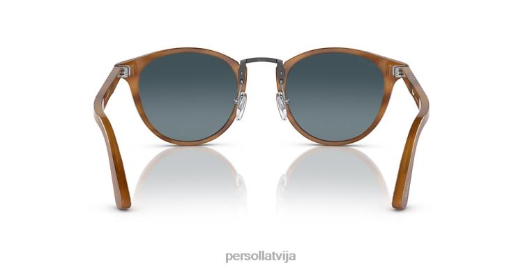 lv Persol po3108s saulesbrilles svītraini brūni 2JTZL32