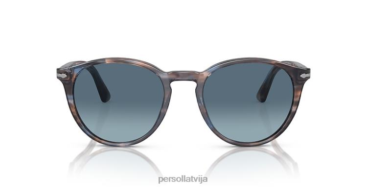 lv Persol po3152s saulesbrilles svītrains zils 2JTZL204