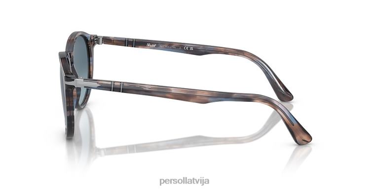 lv Persol po3152s saulesbrilles svītrains zils 2JTZL204