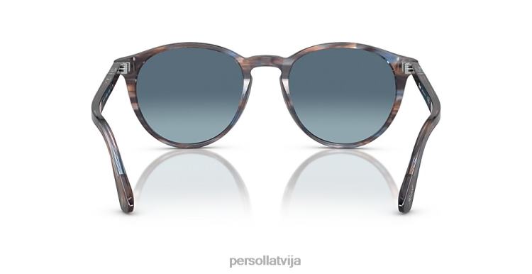 lv Persol po3152s saulesbrilles svītrains zils 2JTZL204