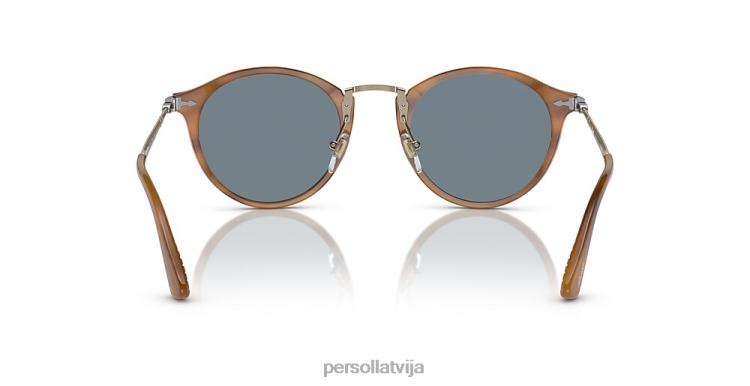 lv Persol po3166s saulesbrilles svītraini brūni 2JTZL187