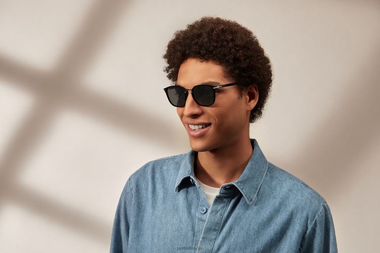 lv Persol po3186s saulesbrilles melns 2JTZL254