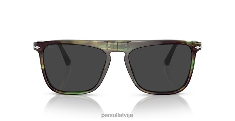 lv Persol po3225s saulesbrilles svītrains zaļš 2JTZL197