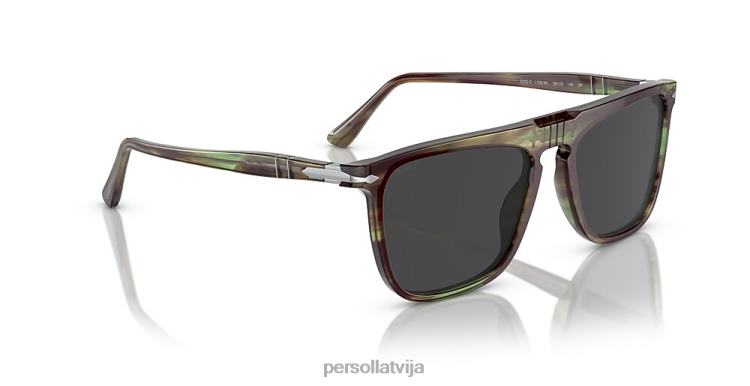 lv Persol po3225s saulesbrilles svītrains zaļš 2JTZL197