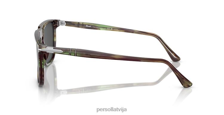 lv Persol po3225s saulesbrilles svītrains zaļš 2JTZL197