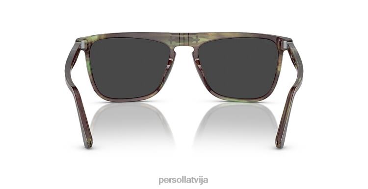 lv Persol po3225s saulesbrilles svītrains zaļš 2JTZL197