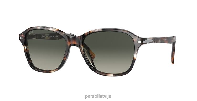 lv Persol po3244s saulesbrilles svītraini brūni 2JTZL261