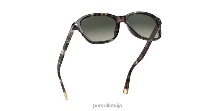 lv Persol po3244s saulesbrilles svītraini brūni 2JTZL261