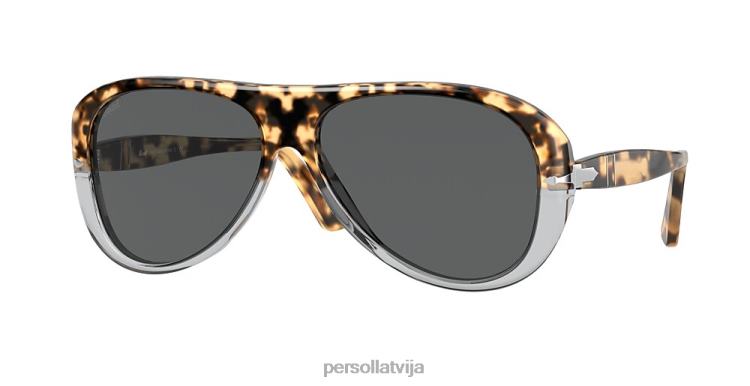 lv Persol po3260s saulesbrilles brūns bruņurupucis/caurspīdīgs pelēks 2JTZL487