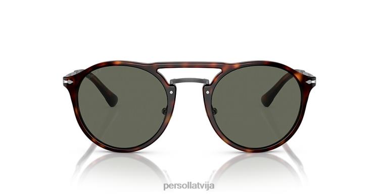 lv Persol po3264s saulesbrilles havana/gunmetāls 2JTZL245