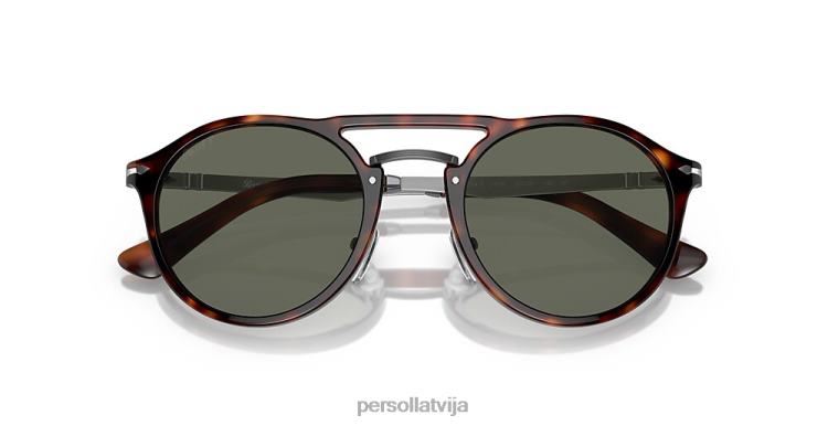 lv Persol po3264s saulesbrilles havana/gunmetāls 2JTZL245