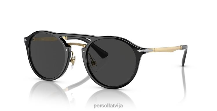lv Persol po3264s saulesbrilles melns/zelts 2JTZL246