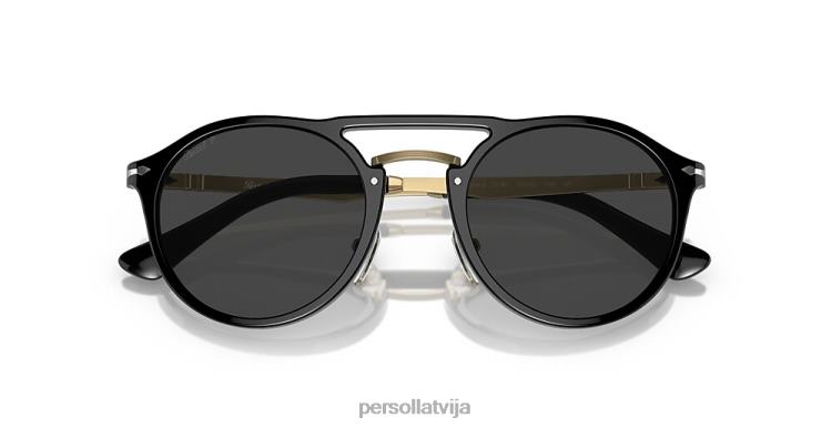 lv Persol po3264s saulesbrilles melns/zelts 2JTZL246