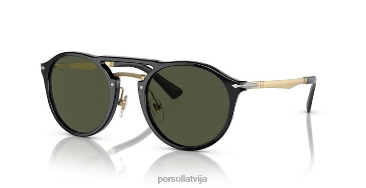 lv Persol po3264s saulesbrilles melns/zelts 2JTZL247