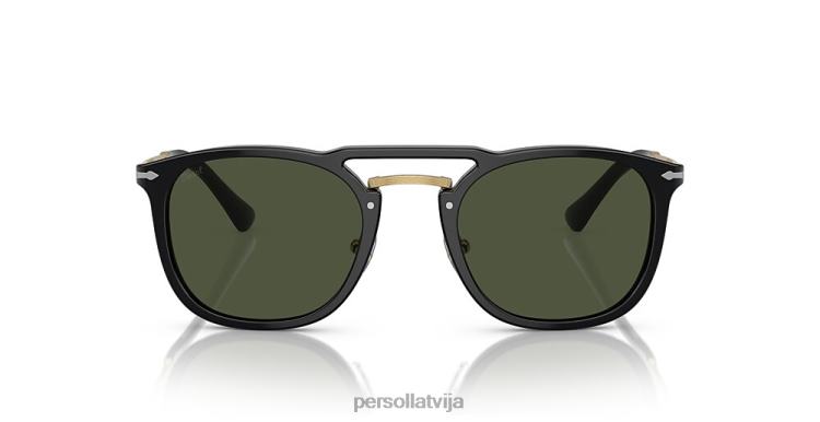 lv Persol po3265s saulesbrilles melns/zelts 2JTZL256