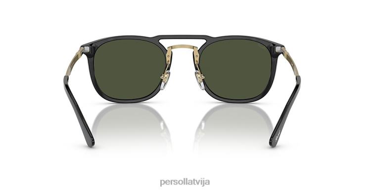 lv Persol po3265s saulesbrilles melns/zelts 2JTZL256
