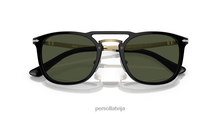 lv Persol po3265s saulesbrilles melns/zelts 2JTZL256