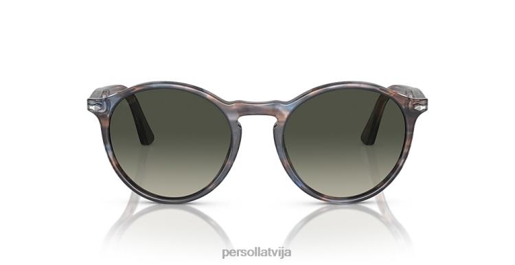 lv Persol po3285s saulesbrilles svītrains zils 2JTZL186
