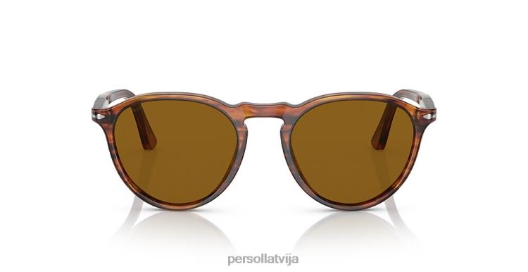 lv Persol po3286s saulesbrilles svītrains sarkans 2JTZL30