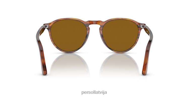 lv Persol po3286s saulesbrilles svītrains sarkans 2JTZL30