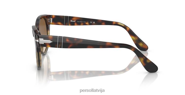 lv Persol po3287s saulesbrilles havanas gradients pelēks 2JTZL284