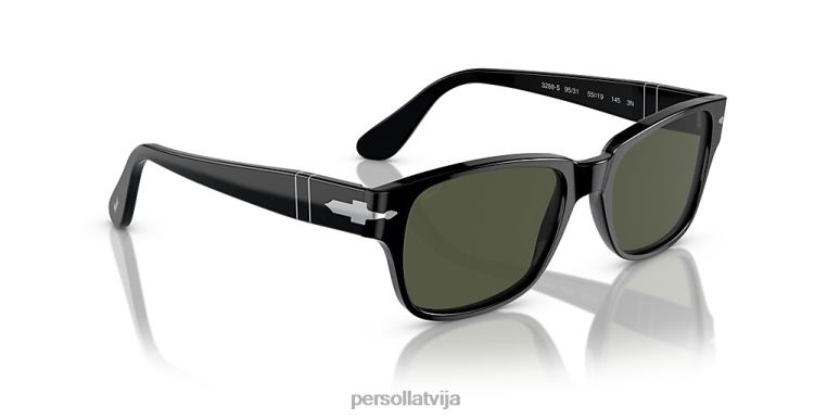 lv Persol po3288s saulesbrilles melns 2JTZL234
