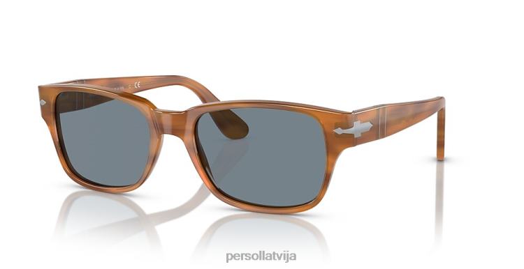 lv Persol po3288s saulesbrilles svītraini brūni 2JTZL235