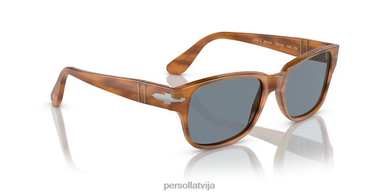 lv Persol po3288s saulesbrilles svītraini brūni 2JTZL235