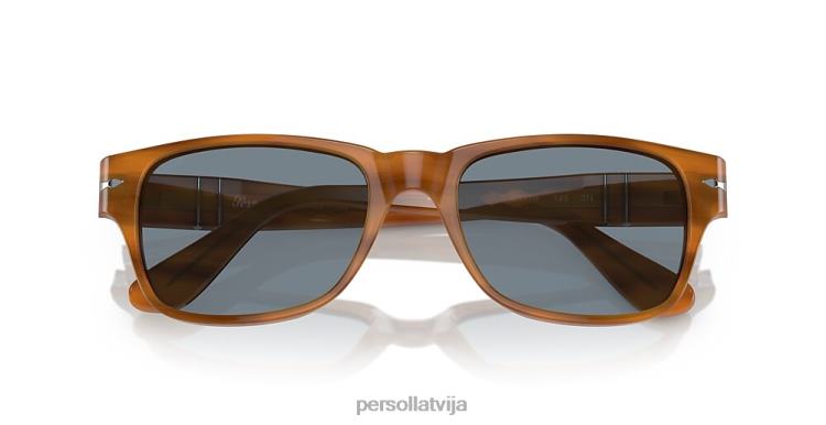 lv Persol po3288s saulesbrilles svītraini brūni 2JTZL235