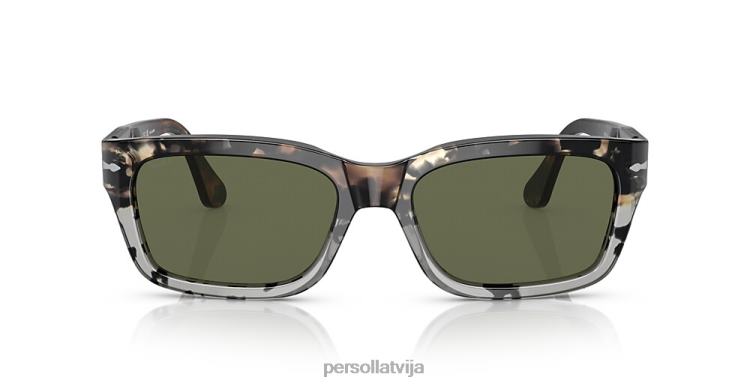 lv Persol po3301s saulesbrilles brūns griezums pelēks bruņurupucis 2JTZL162