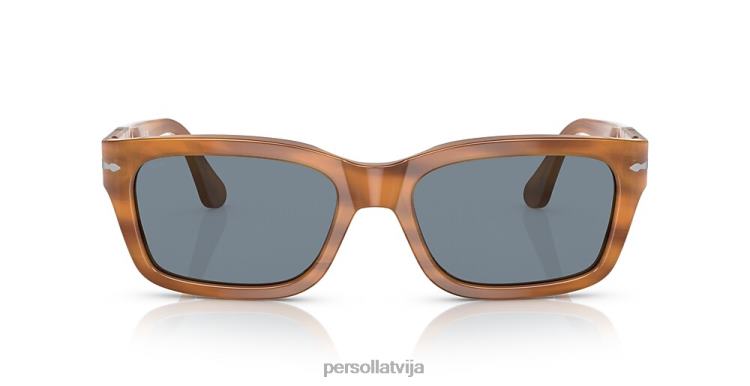 lv Persol po3301s saulesbrilles svītraini brūni 2JTZL159