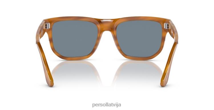 lv Persol po3306s saulesbrilles svītraini brūni 2JTZL143