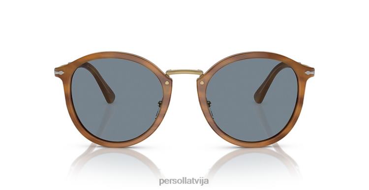 lv Persol po3309s saulesbrilles svītraini brūni 2JTZL291