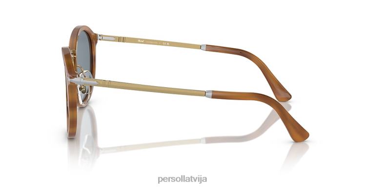 lv Persol po3309s saulesbrilles svītraini brūni 2JTZL291