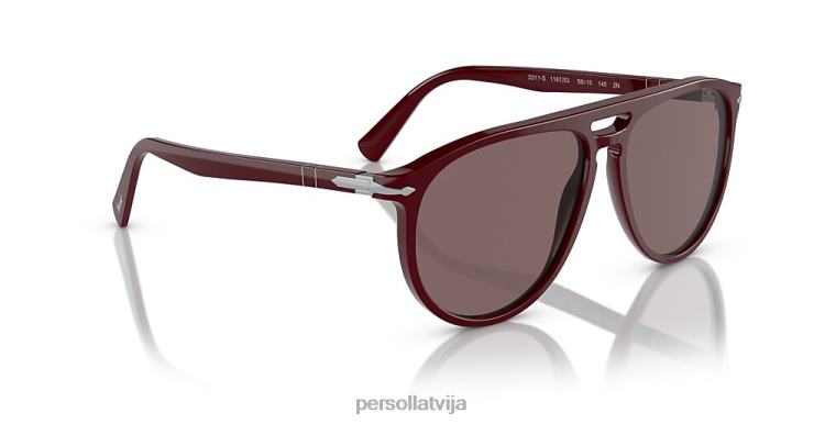 lv Persol po3311s saulesbrilles tumši bordo 2JTZL101