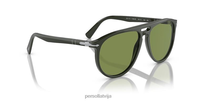 lv Persol po3311s saulesbrilles tumši zaļa 2JTZL102