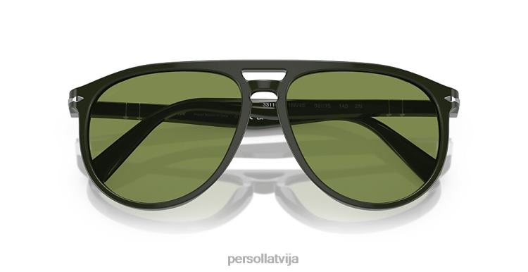 lv Persol po3311s saulesbrilles tumši zaļa 2JTZL102