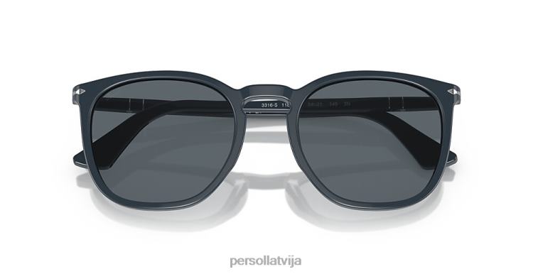 lv Persol po3316s saulesbrilles putekļaini zils 2JTZL119