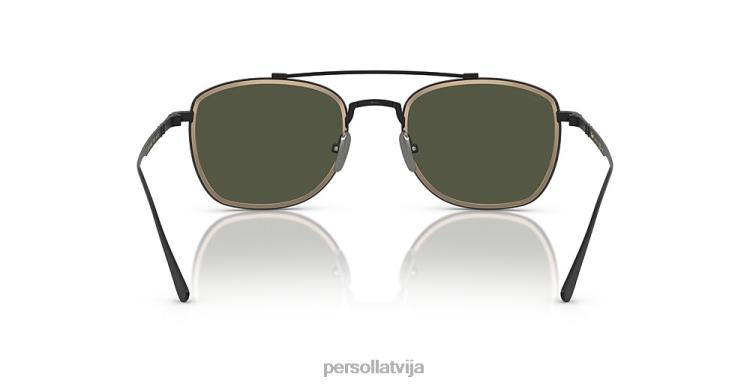 lv Persol po5005st saulesbrilles melns/zelts 2JTZL406