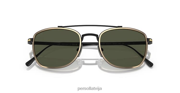 lv Persol po5005st saulesbrilles melns/zelts 2JTZL406