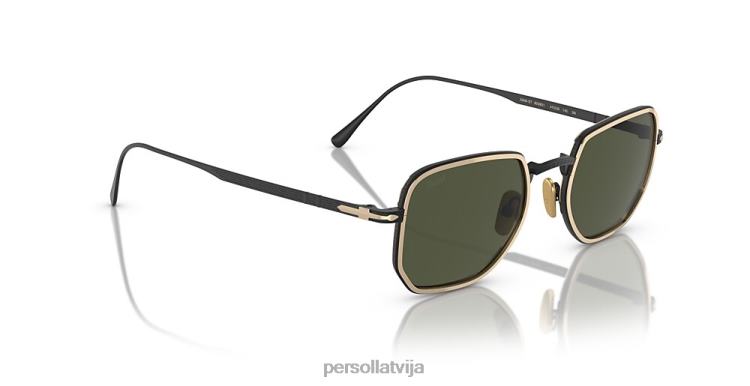 lv Persol po5006st saulesbrilles melns/zelts 2JTZL381