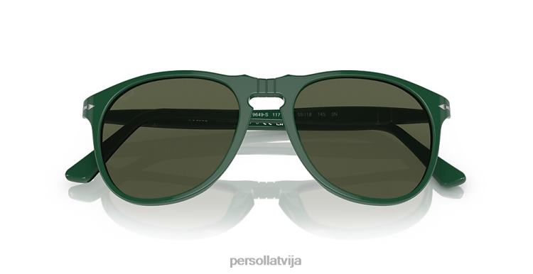 lv Persol po9649s saulesbrilles vienkrāsains zaļš 2JTZL134