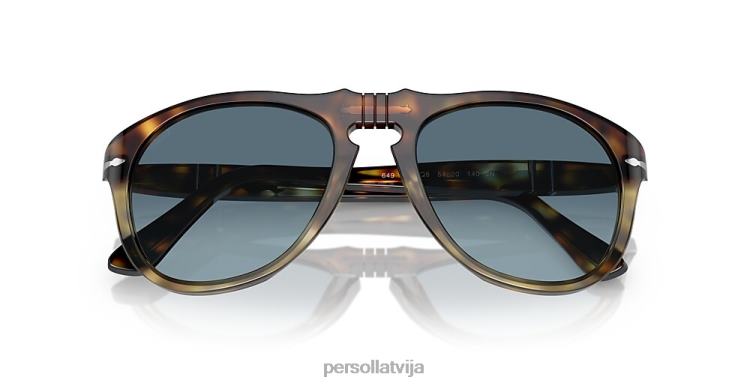 lv Persol 649-oriģināls saulesbrilles bruņurupucis plankumains brūns 2JTZL53