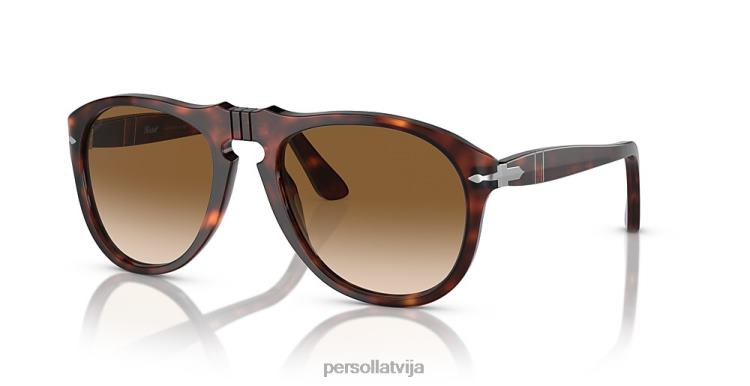 lv Persol 649-oriģināls saulesbrilles havana 2JTZL51