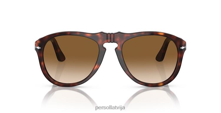 lv Persol 649-oriģināls saulesbrilles havana 2JTZL51