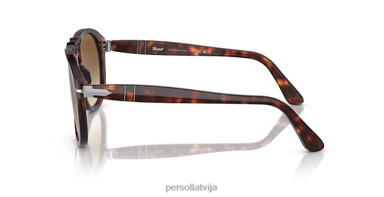 lv Persol 649-oriģināls saulesbrilles havana 2JTZL51